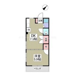 第一ハイム山下の物件間取画像